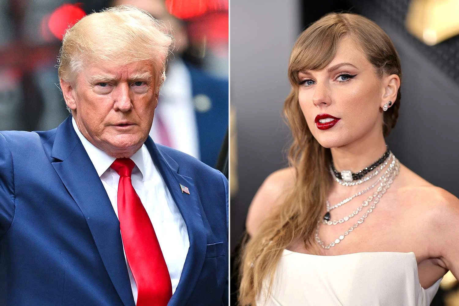 Doctored images of Taylor Swift's support shared by Trump