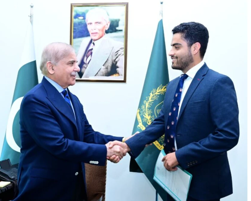 PM Shehbaz congratulates Israr Kakar on becoming Oxford Union President