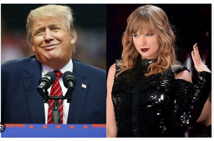 Trump shares doctored images showing Taylor Swift support