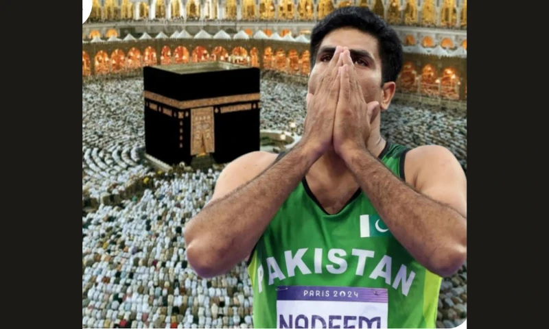 Sindh Olympic Association, Muneef family announce Umrah package for Arshad Nadeem