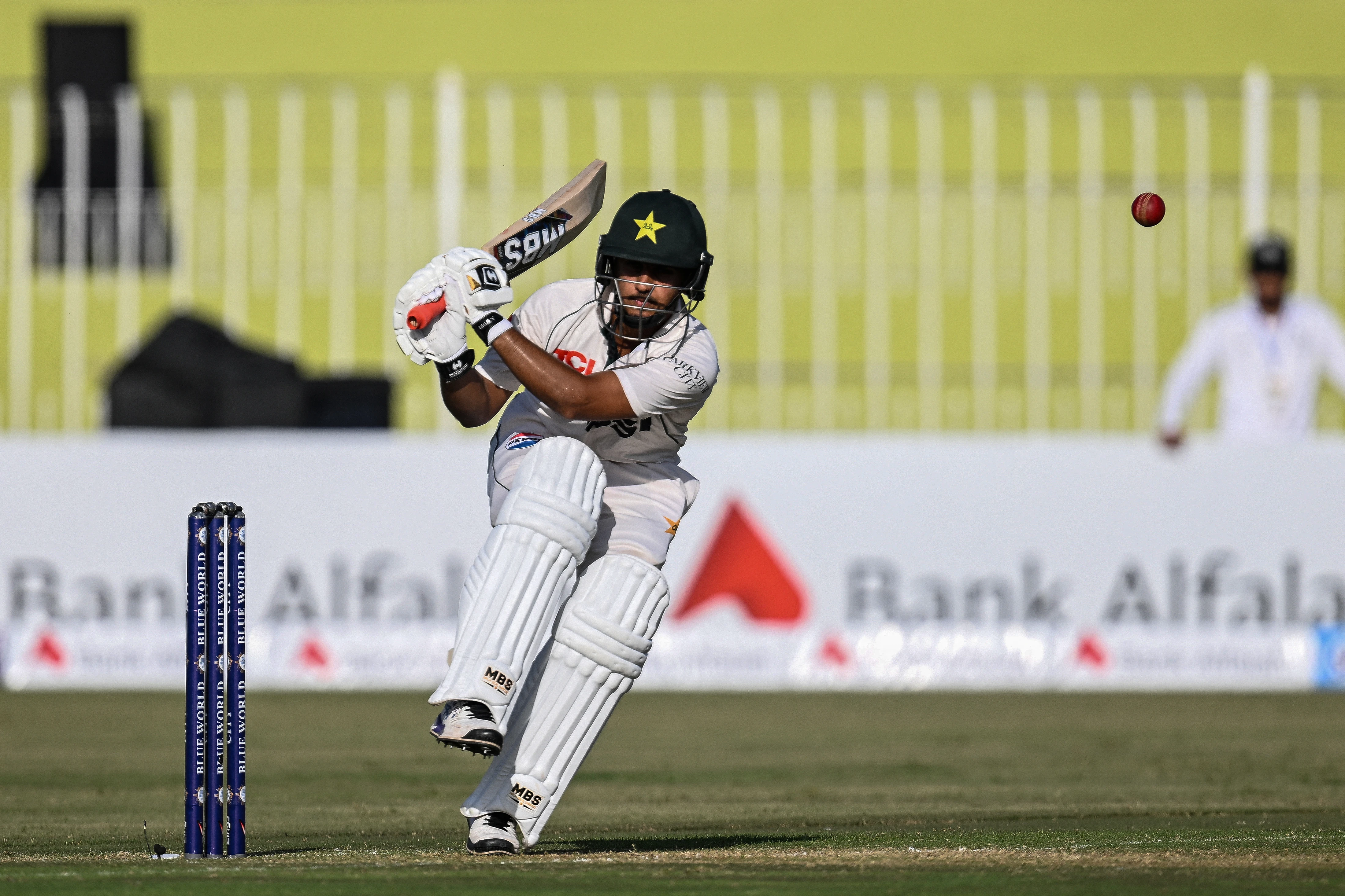 Saim, Saud shine on shortened opening day of first Test in Rawalpindi