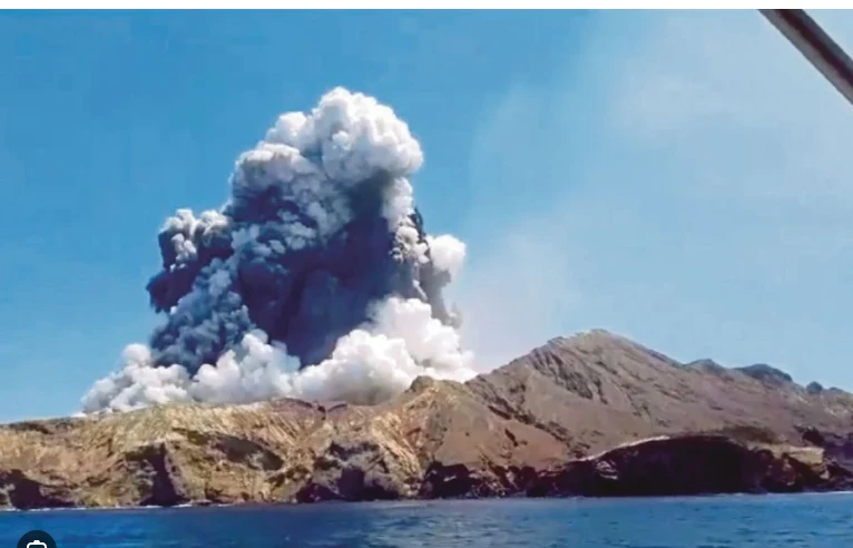 Volcanic eruption grounds flights in New Zealand