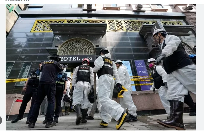 Seven dead in South Korea hotel fire