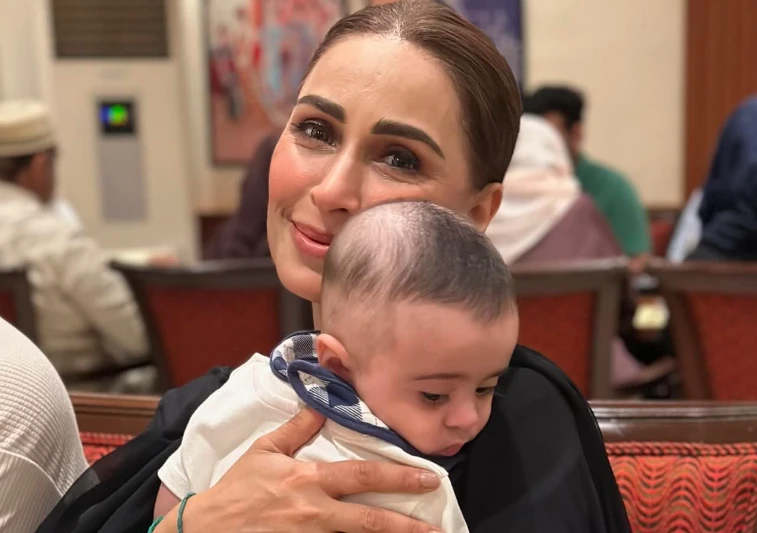 Reema Khan’s heartwarming picture with infant causes suspense on social media