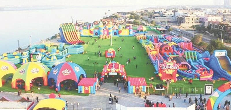 Fun for All: Jumbo Jump inaugurated at Safari Park, Karachi