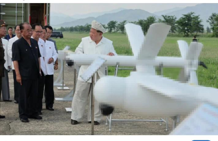 Kim unveils new North Korea 'suicide drones'