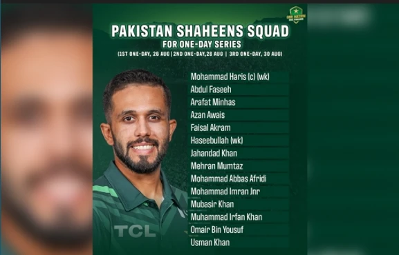 Pakistan Shaheens announce squad for a one-day series against Bangladesh A