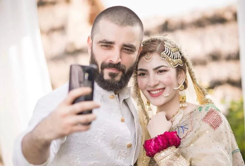 Hamza Ali Abbasi and Naimal Khawar celebrate 5th wedding anniversary