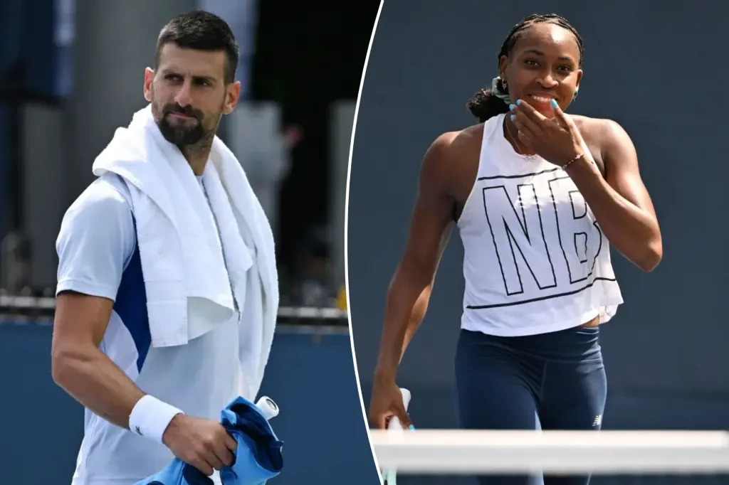 US Open 2024: Djokovic and Gauff kick off title defence campaigns