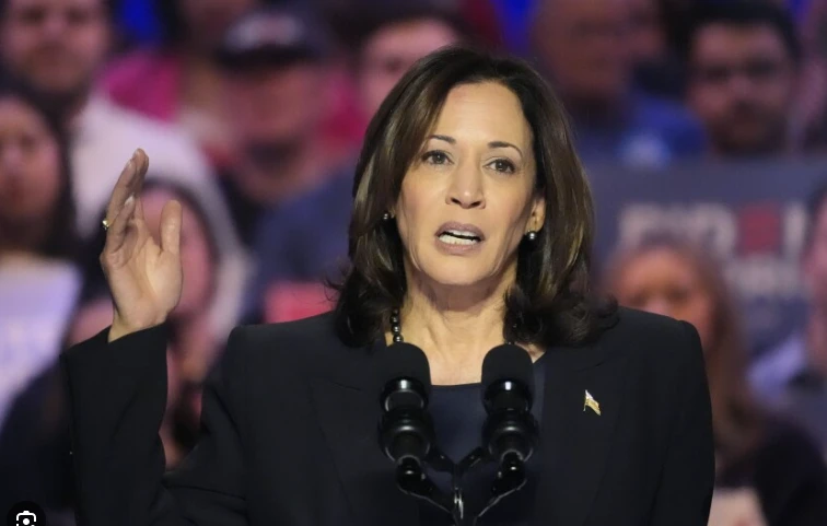 Kamala Harris rides convention buzz on return to trail