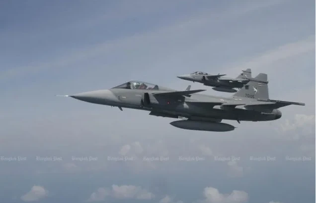 Thai air force prefers Swedish Gripen fighter jets over F-16s