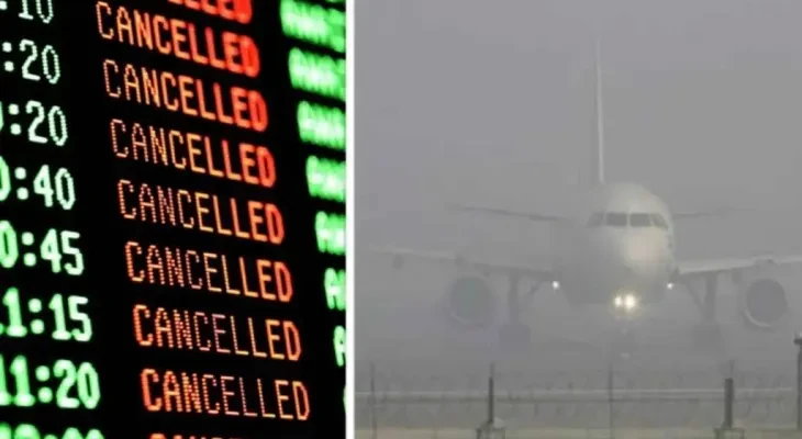 12 flights from Karachi airport cancelled due to bad weather