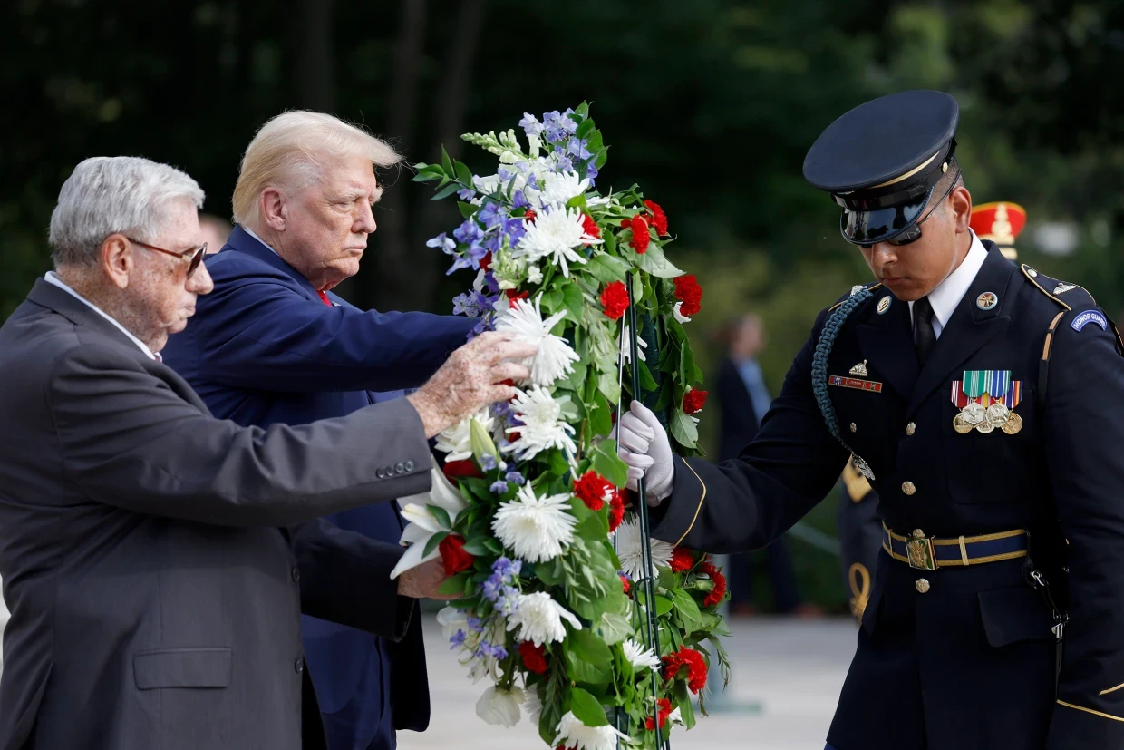 Trump's entourage accused of altercations with staff at revered US military cemetery