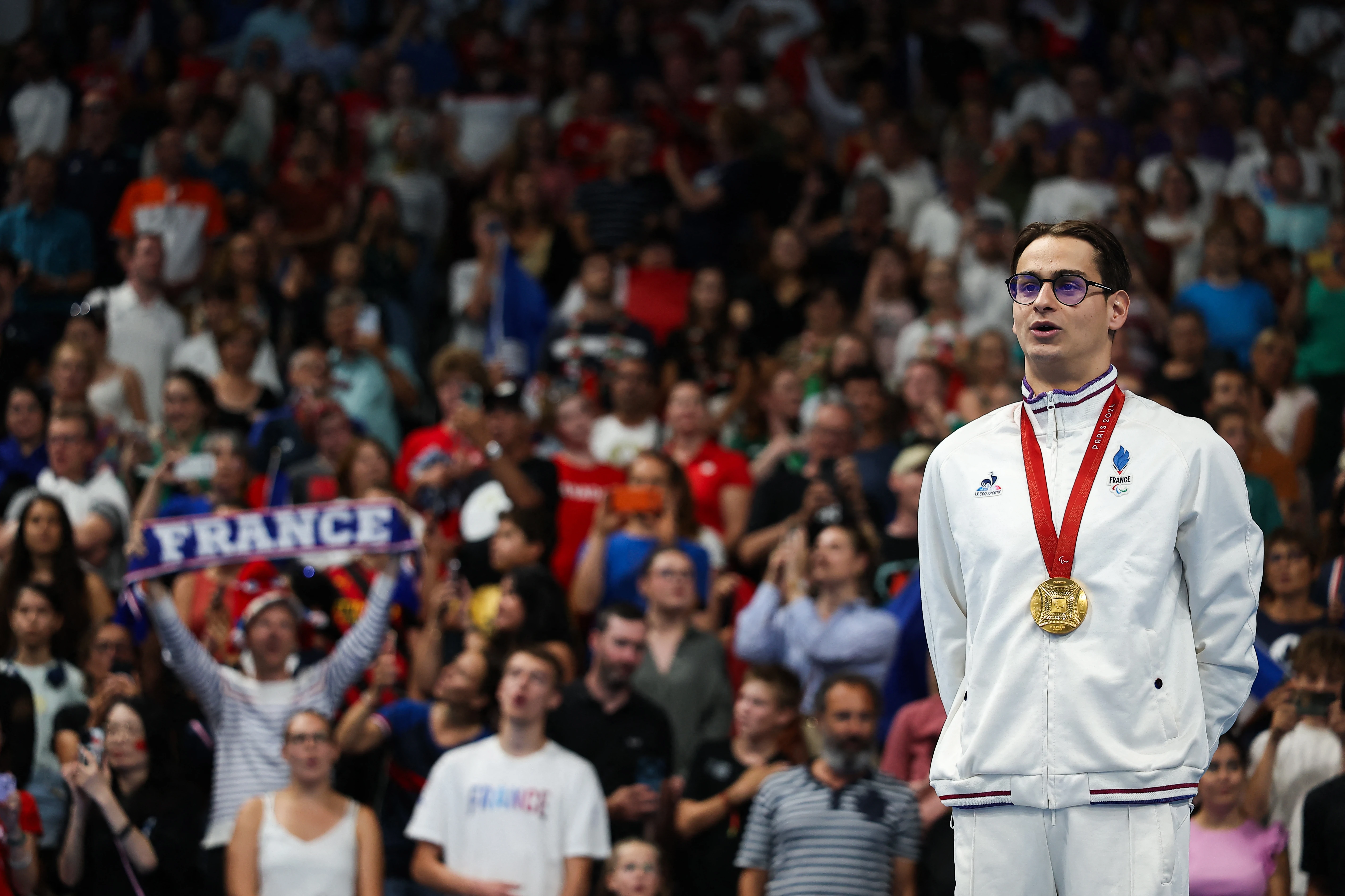 Paralympic swimmer Ugo Didier wins France's first gold