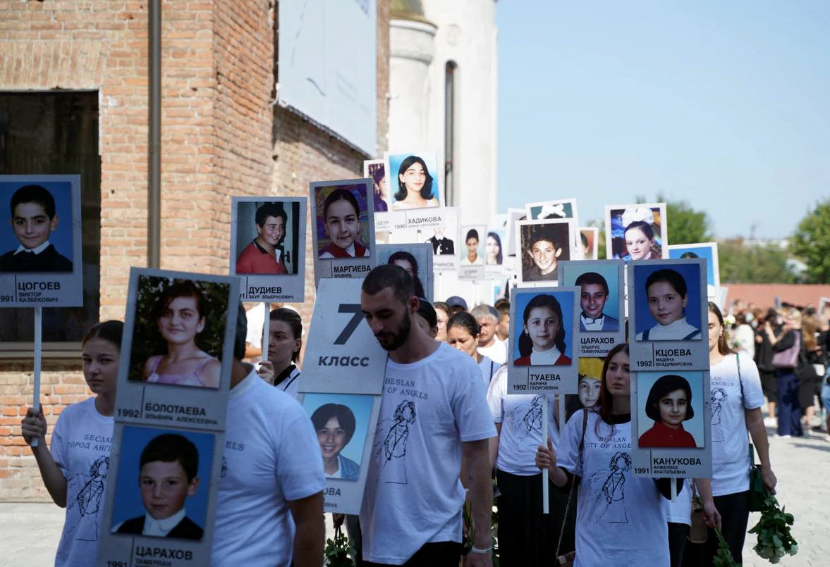 Russia remembers victims of the Beslan school tragedy on 20th anniversary