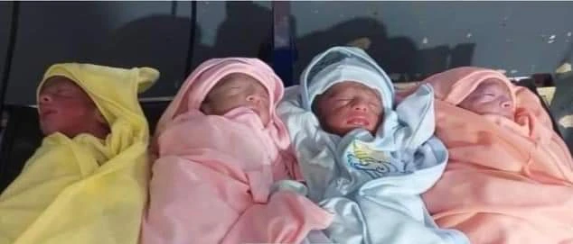 Woman gives birth to quadruplets in Azad Kashmir