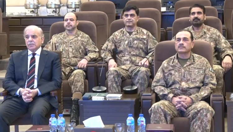 PM Shehbaz attends War Games concluding session, lauds operational preparedness of Pak Army