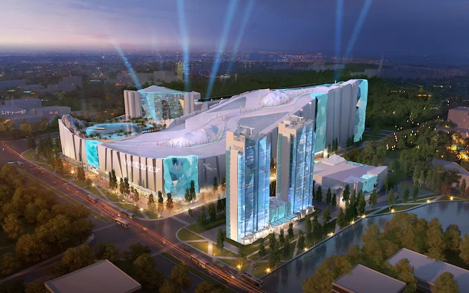 World's largest indoor ski resort opens in Shanghai