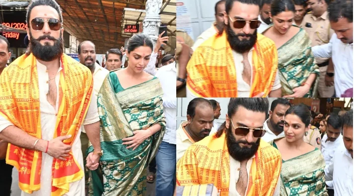 Deepika and Ranveer seek blessings at Siddhivinayak temple ahead of baby’s arrival