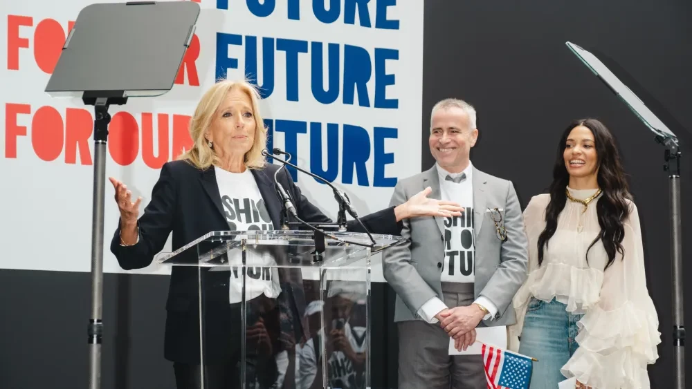 New York fashion week kicks off with Jill Biden's call to vote