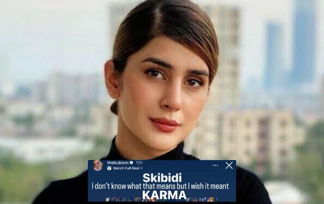 Kubra Khan highlights Gen-Z word ‘Skibidi’ and wishes it meant ‘Karma’