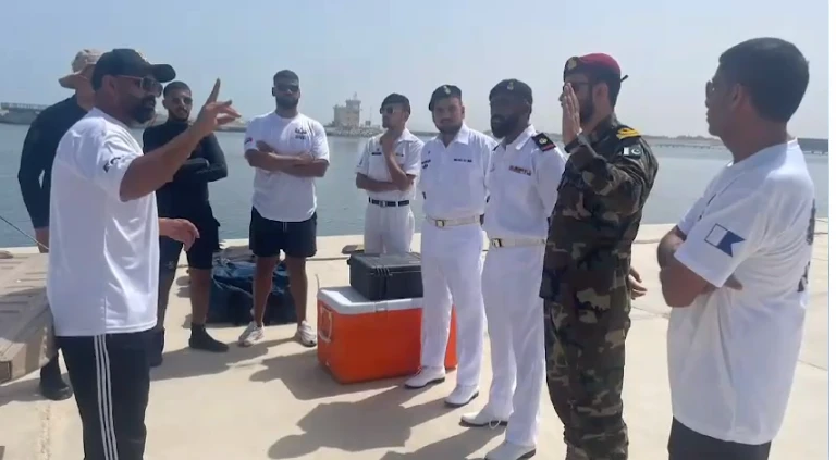 PNS Shamsheer and Haibat participate in naval exercise in UAE