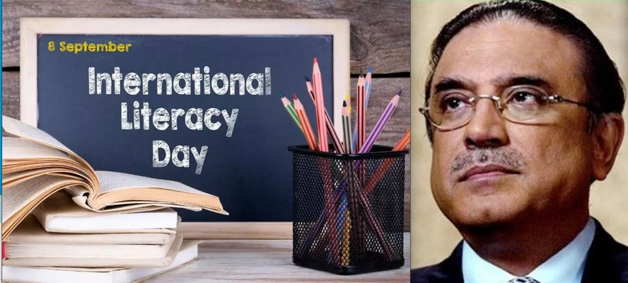 President calls for renewed commitment to universal education on Int'l Literacy Day