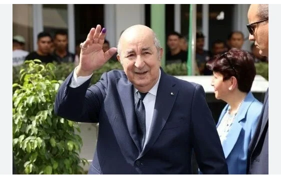 Algeria's Tebboune re-elected president for second term