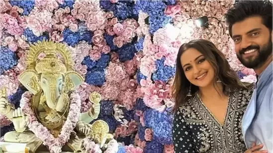 ‘Couple honors each other’s beliefs’: Sonakshi Sinha on first 'Gunpati' celebrations with husband