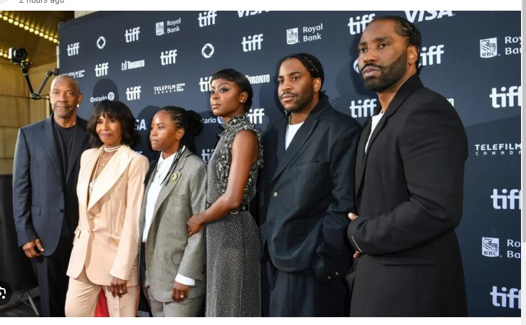 'Piano Lesson' premiere in Toronto a family affair for Denzel