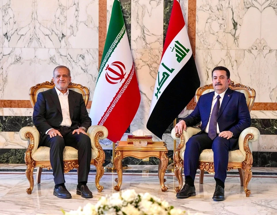 Iran's president bolsters ties with Iraq during inaugural foreign trip