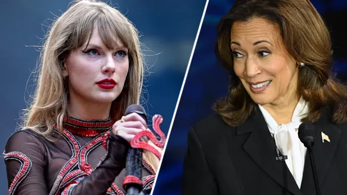 Pop icon Taylor Swift endorses Kamala Harris for president