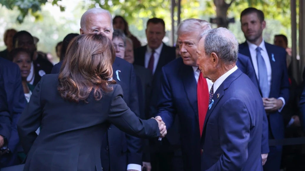 Trump and Harris unite at 9/11 memorial after heated debate