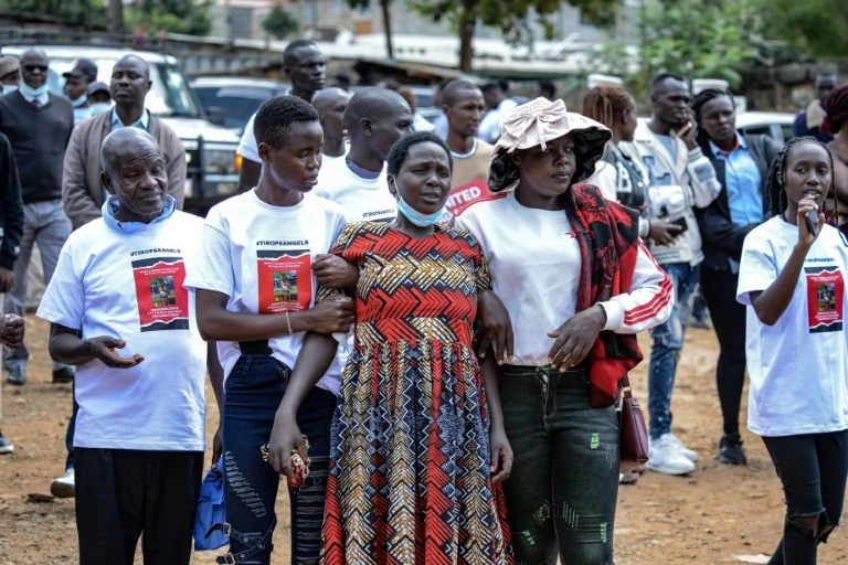 Activists rally in funeral procession honoring Uganda's Olympian Cheptegei