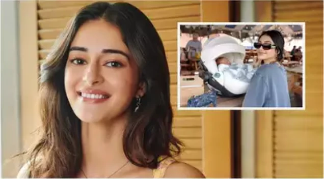 Ananya Panday jumps in joy after cuddling newborn nephew for the very first time