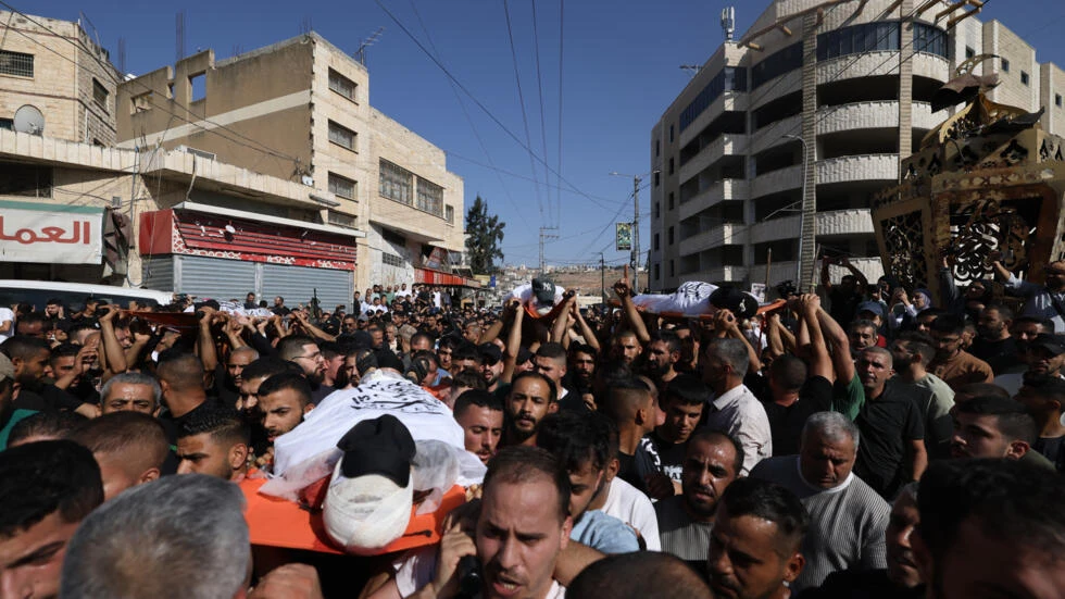 Funerals held in raided West Bank city after Israeli forces withdraw