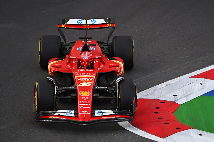 Leclerc overcomes crash to top Azerbaijan GP practice