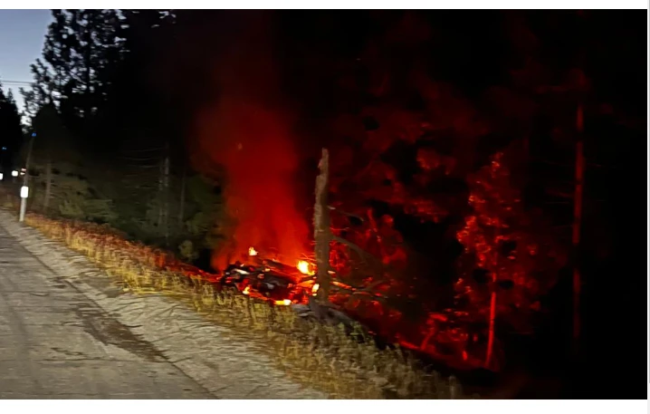 Tesla truck fire took 190,000 liters of water to extinguish