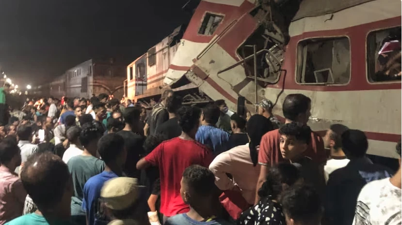 Egypt rail crash kills 3 including two children