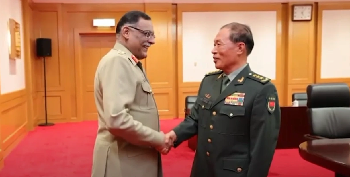 General Sahir Shamshad discusses defence cooperation with China’s Chief of CMC Joint Staff