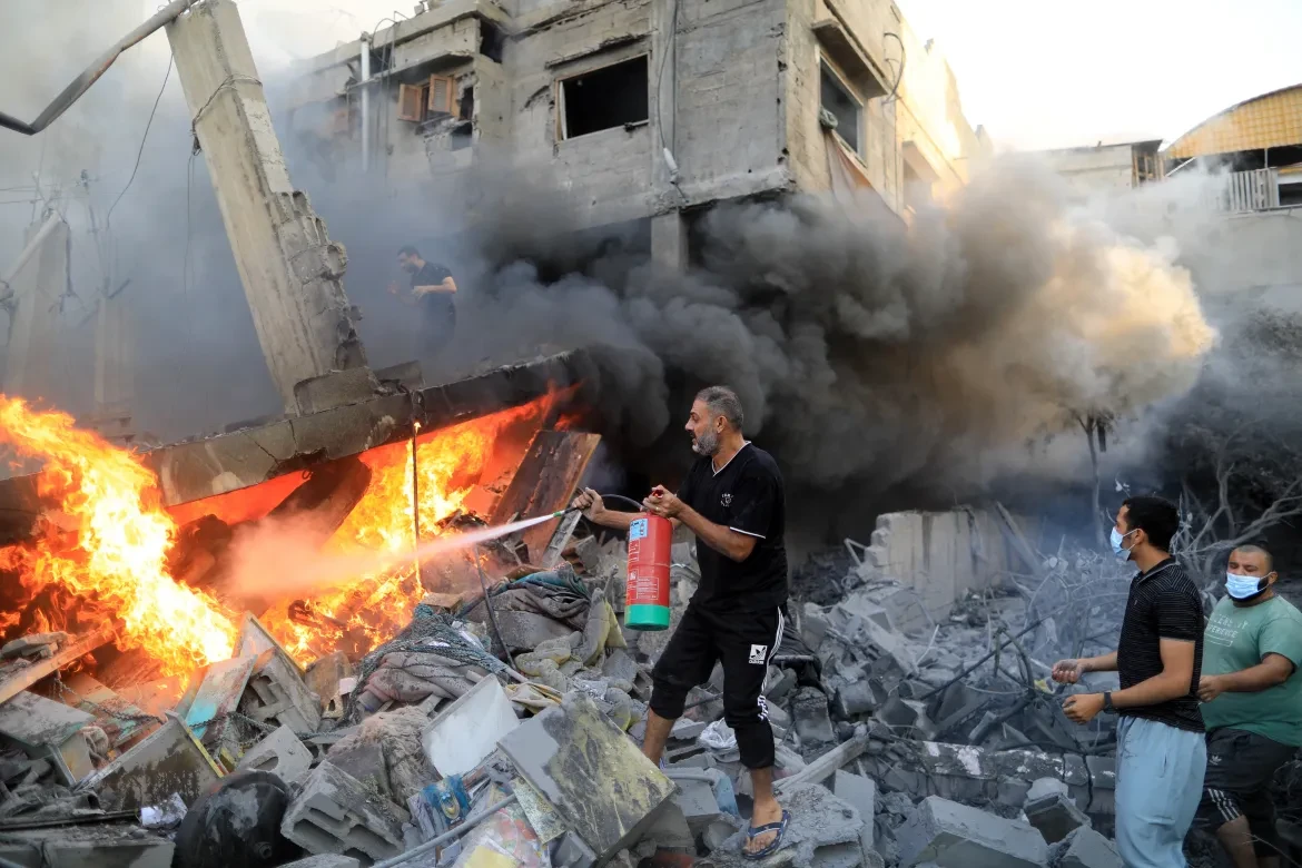 Israeli military terrorism in Gaza continues; 26 martyrs, including shelter residents