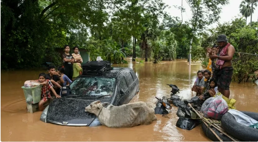 Storm, flooding death toll in Myanmar jumps to 74