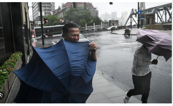 Strongest typhoon to hit Shanghai since 1949 shuts down megacity