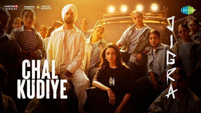 Alia Bhatt and Diljit Dosanjh's 'Chal Kudiye' from 'Jigra' is out now