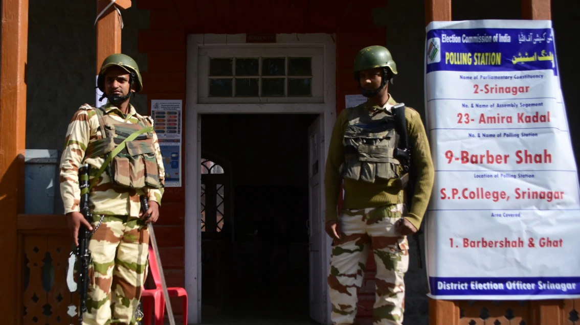 Under the shadow of 500,000 guns: Indian-Occupied Kashmir begins controversial polls