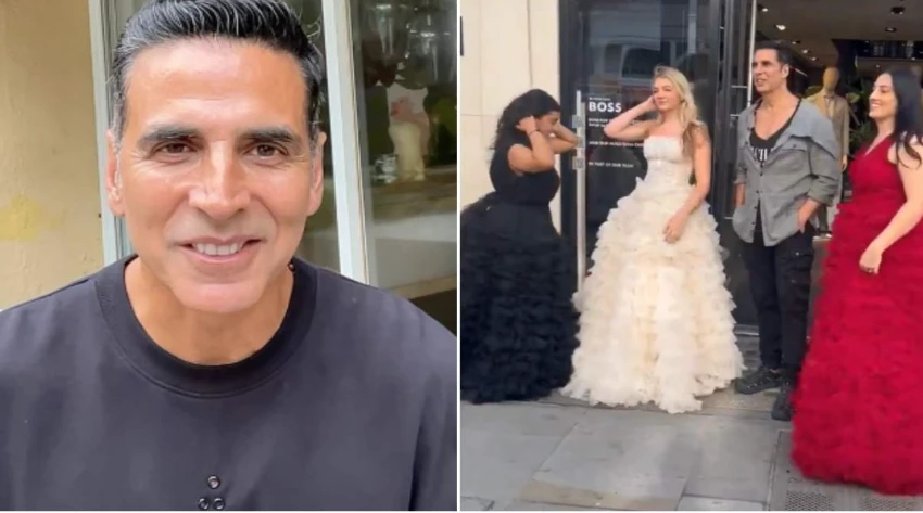 Akshay Kumar’s memorable fan moment with stunning girls in London