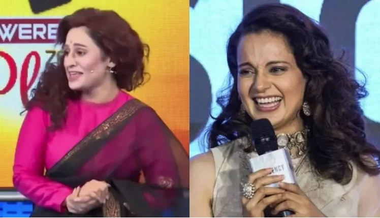 Pakistani Ukasha Gul goes viral after mimicking Kangna Ranaut in live show