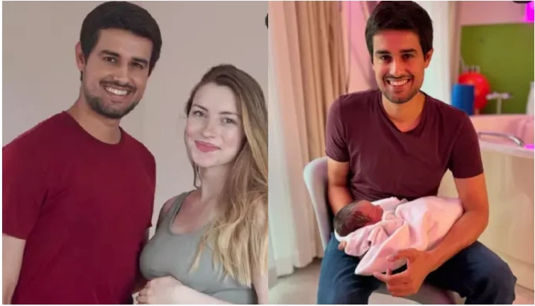 Dhruv Rathee and wife Juli Lbr welcome first child, share newborn' pictures