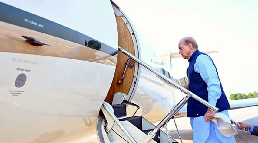 PM Shehbaz reaches UK, set to address UN General Assembly on Sept 27