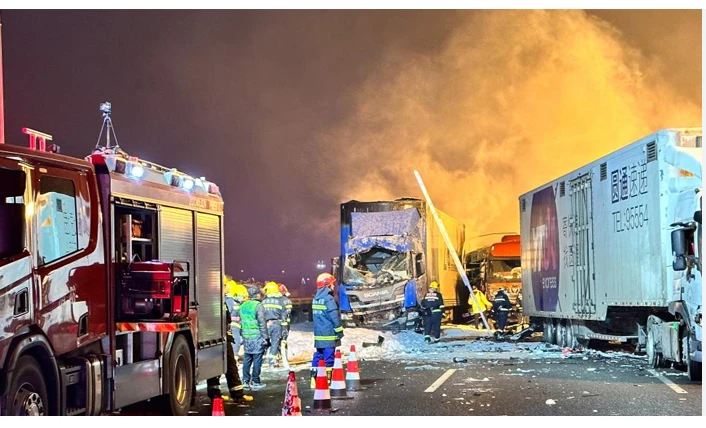 6 dead, 7 injured in central China bridge crash